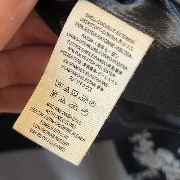 Free People Black Floral Snap Bomber Jacket Size S - Picture 6 of 7